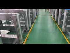 สแกนใบหน้าประตูรั้วคนเดินเท้าสวิงประตูหมุนประตูทางเข้าอัตโนมัติโซลูชั่นเข้า