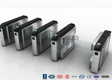 ซื้อ Waist High Turnstile Security Systems , Biological Recognition Flap Barrier Gate online manufacture
