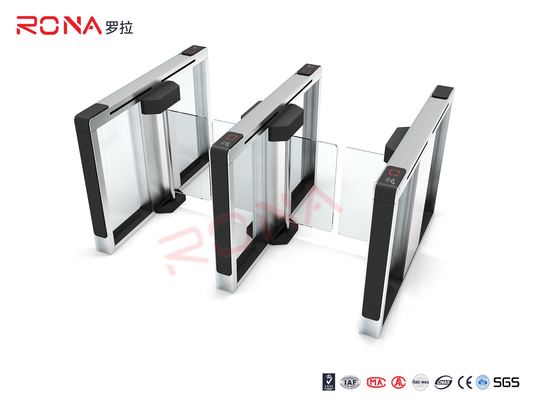 ซื้อ ประตูหมุนอัตโนมัติแบบ Dual Channel Swing Turnstile Fast Lane ความเร็วการขนส่ง 30 คน / นาที online manufacture