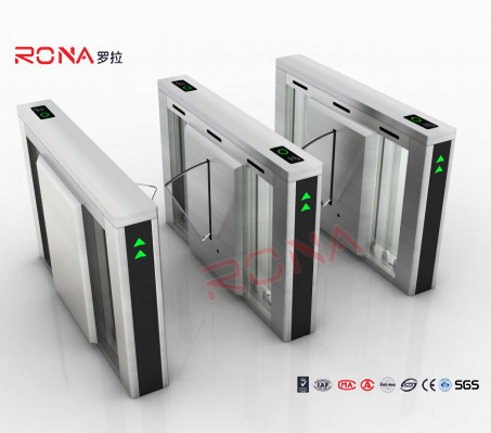 ซื้อ รอยนิ้วมือ Flap Barrier Turntile ครึ่งความสูง ความปลอดภัย 304 สแตนเลส online manufacture
