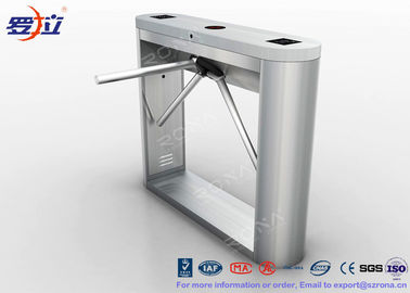 ซื้อ 304 สเตนเลสทางออกประตูหมุนสำหรับผู้เดินเท้าสำหรับเครื่องอ่านลายนิ้วมือ / เครื่องอ่านหน้าจอ online manufacture