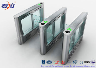 ซื้อ Biometric Swing Barrier Gate Stainless Steel Acrylic Flap Barrier Gate online manufacture