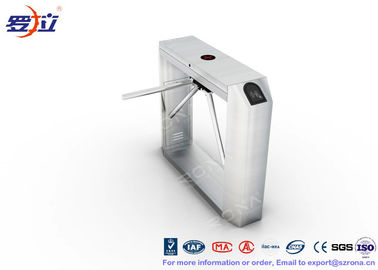 ซื้อ Fingerprint Reader Tripod Turnstile Gate , Full Automatic 304 Stainless Steel Turnstile online manufacture