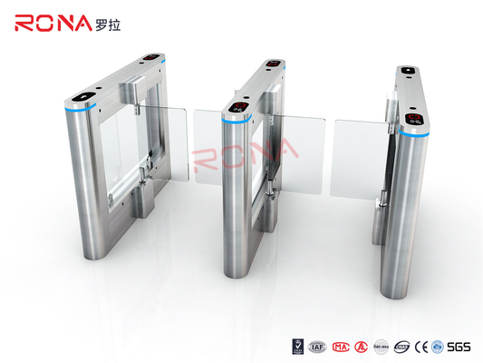 ซื้อ การควบคุมการเข้าถึงคนเดิน การรักษาความปลอดภัย Swing Gate Turnstile With Glass / Acrylic Arm online manufacture