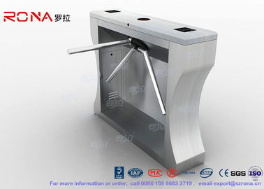 ซื้อ 304 Stainless Steel Revolving Pedestrian Turnstile Gate 3 Arm Multi - Alarm online manufacture