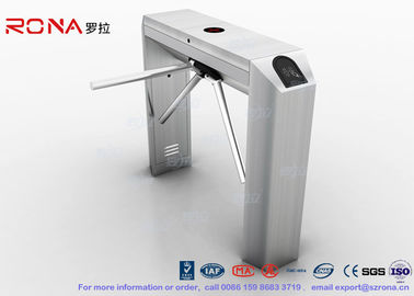 ซื้อ Semi Automatic Access Control ขาตั้งกล้องประตูหมุนสเตนเลสสำหรับพื้นที่สาธารณะ online manufacture