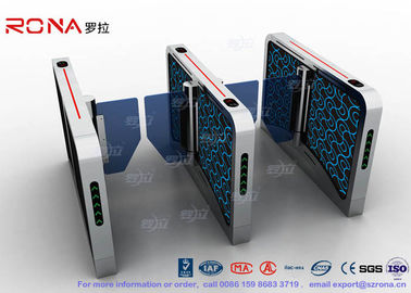 ซื้อ 304 # สแตนเลสสตีลความเร็วประตู Fastlane รอบเอวสูงด้วยแผงกั้นที่ชัดเจน online manufacture