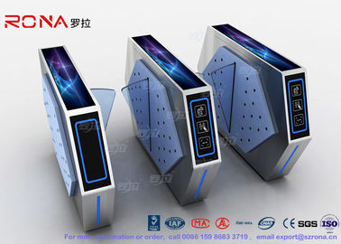 ซื้อ 2 Lanes Flap Barrier Turnstile With Ticket Manament System With Light In Cinema online manufacture
