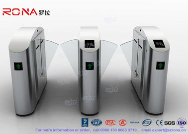 ซื้อ ประตูรั้วระบบป้องกันปีกหมุนอัตโนมัติแบบ Flap Barrier Gate ระบบป้องกันการพลิกกลับด้วยระบบ Anti - Reversing Passing online manufacture