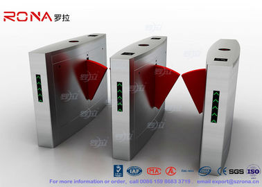 ซื้อ 3 Lanes Flap Barrier Gate Flap เครื่องเก็บบัตรประตูอัตโนมัติแบบ Swing Bar Card สำหรับการควบคุมการเข้าออกด้วย Biometric Access online manufacture