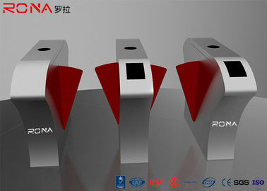 ซื้อ RONA 2 Lanes Flap Barrier Gate ระบบรักษาความปลอดภัยการควบคุมการเข้า 40 คน / นาที online manufacture