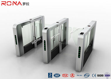 ซื้อ เครื่องอ่านบัตร Speed ​​Gate Turnstile System ประเภทเลนสวิง Servo Motor Driving online manufacture