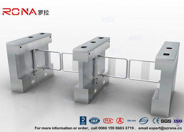 ซื้อ ประตูสวิงอัตโนมัติสำหรับคนเดินเท้าเครื่องอ่านบัตร RFID เซ็นเซอร์อินฟราเรดความปลอดภัย Turnstile online manufacture