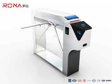 ซื้อ ระบบจำหน่ายตั๋วประตูหมุนคนเดินเท้าประตูหมุนขาตั้งกล้องด้วยบัตร IC / ID online manufacture