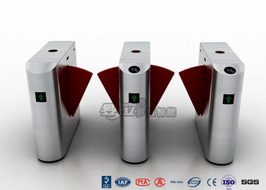 ซื้อ ประตูทางเข้าประตูหมุนคนเดินเท้า SUS 304 พร้อมระบบจดจำลายนิ้วมือ online manufacture