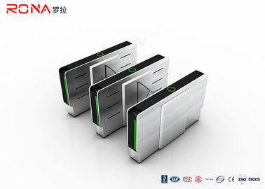 ซื้อ โครงการมหาวิทยาลัย Case Flap Barrier Gate อะคริลิค PU 0.6S SUS304 Flat Turnstile Gate online manufacture