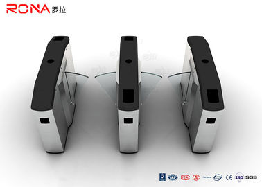 ซื้อ 304 เหล็กกล้าไร้สนิมประตูหมุนอัตโนมัติ Flap Barrier ความเร็วพร้อมเซอร์โวมอเตอร์ DC24 online manufacture