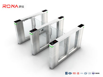 ซื้อ ประตูหมุนความเร็วสูง TCP IP Bi Directional 1200mm Channel online manufacture