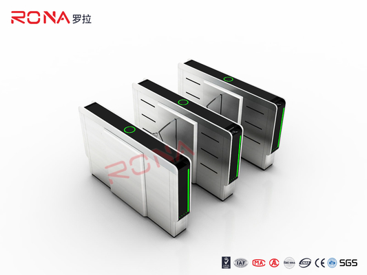 ความสูงกระดูกเข็มขัด Flap Barrier Gate Access Control Barcode Flap Barrier Turnstile สําหรับพิพิธภัณฑ์