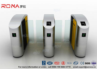 ประตูรั้วหมุนเวียนความสูงของเอว RFID ระบบป้องกันประตูหมุนป้องกันประตูอัตโนมัติเปิดประตูสไตล์