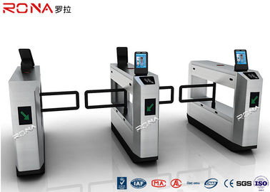 เหล็กกล้าไร้สนิมสวิงจำแนกใบหน้า Turnstile 900 mm Arm ยาว CE ได้รับการอนุมัติ