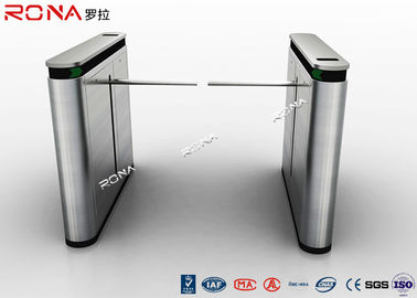 ห้างสรรพสินค้า Drop Arm Turnstile Gate 304 สแตนเลส 2 เครื่องอ่าน RFID Windows