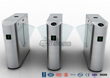 การควบคุมคนเดินเท้าประตูอิเล็กทรอนิพนังกั้นคริลิคหมุนเคาน์เตอร์ DC24V