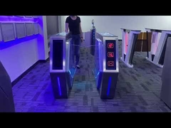 ประตูหมุนแบบ Flap Barrier 2 ช่องทาง พร้อมระบบจัดการตั๋ว พร้อมไฟในโรงภาพยนตร์