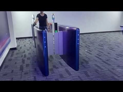 ระบบควบคุมการเข้าออกประตูหมุนแบบปีกผีเสื้อสแตนเลสสตีล 304