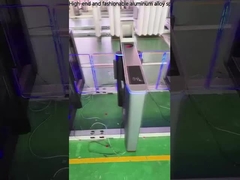 304 สแตนเลส ทอร์นสไตล์สวิงเกตด้วยความเร็วอัตโนมัติและระบบความปลอดภัย RFID