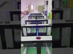ISO 9001 กระบวนการสกัดอลูมิเนียมอัตโนมัติ Swing Gate Turnstile RFID Security Gaternstile