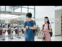 ประตูกั้นความปลอดภัยแบบพนังอัตโนมัติ, ประตูหมุนเอวสูงพร้อมระบบจำหน่ายตั๋ว