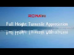 การจดจำใบหน้าประตูหมุนความปลอดภัยสูงเต็มรูปแบบประตูหมุนคนเดินเท้ากลางแจ้ง