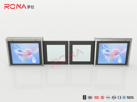 ประตูนิรภัยหมุนควบคุมการเข้าออกอาคารอัตโนมัติพร้อมพื้นผิวขัดเงา