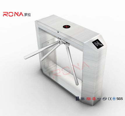 ประตูทางเข้าทางการค้า Fastlane Tripod Turnstile ประตูทางเข้าระบบความปลอดภัยอัตโนมัติ