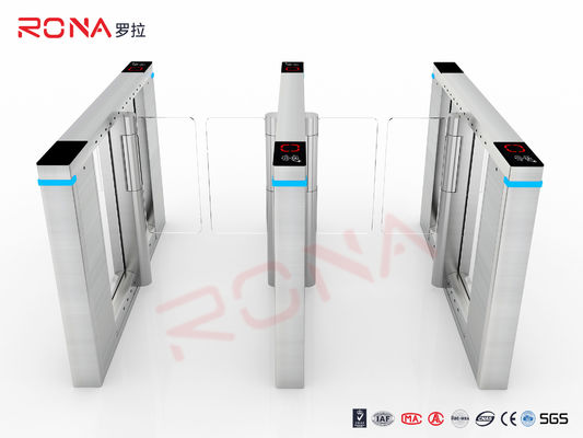 304 สแตนเลส อุตสาหกรรม Swinging Speedgate Turntile สําหรับพื้นที่สาธารณะ L1600mm*W120mm*H1003mm
