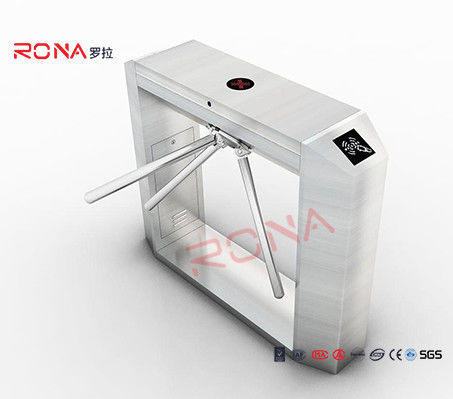 ประตูทางเข้าทางการค้า Fastlane Tripod Turnstile ประตูทางเข้าระบบความปลอดภัยอัตโนมัติ