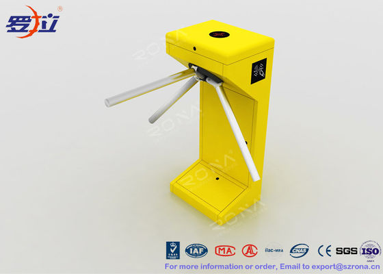 Full Height Entrance Mechanical Tripod Turnstile Gate Stainless Steel RFID Coin