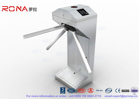 Professional Access Control Tripod Turnstile Rotating Steel CE Certification