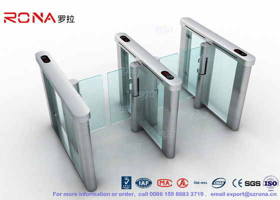 ประตูควบคุมความเร็วในการเข้าประตูรั้วมอเตอร์ DC Servo Motor Pedestrian Barrier Gate
