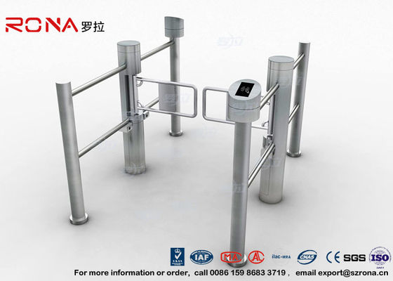 สเตนเลสคู่แบบสเตนเลสขนาดใหญ่สำหรับศูนย์ฟิตเนส High Speed ​​Swing Barrier Gate