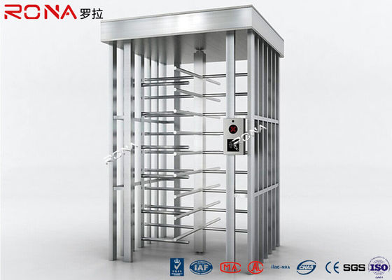 90 องศาความสูงเต็มรูปแบบ Turnstile ความปลอดภัยสูงสำหรับการควบคุมการเข้าออกกลางแจ้ง