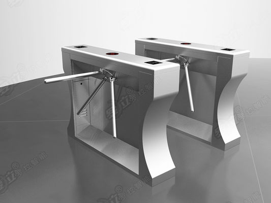 ประตูรั้ว RFID ประตูรั้วหมุนเวียน QR Code เข้าสู่ประตูรั้วสำหรับ Fitness Gyms