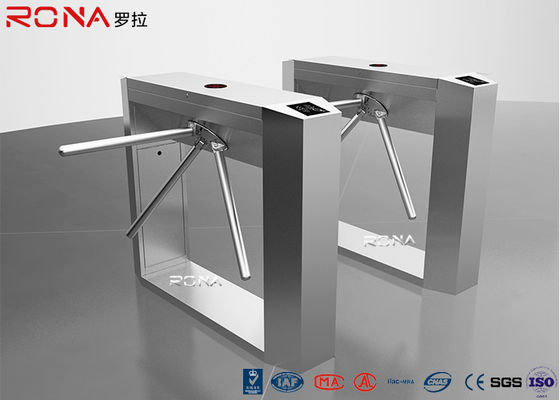 ครึ่งความสูงขาตั้งประตู Turnstile ในร่ม / กลางแจ้งอัตโนมัติ RFID LED Ditector