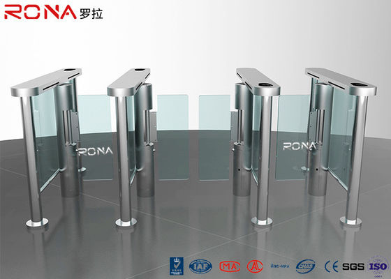 อิเล็คทรอนิคส์เอวสูงประตูรั้ว Rfid Security Gate Barrier Space Saving Servo Morto