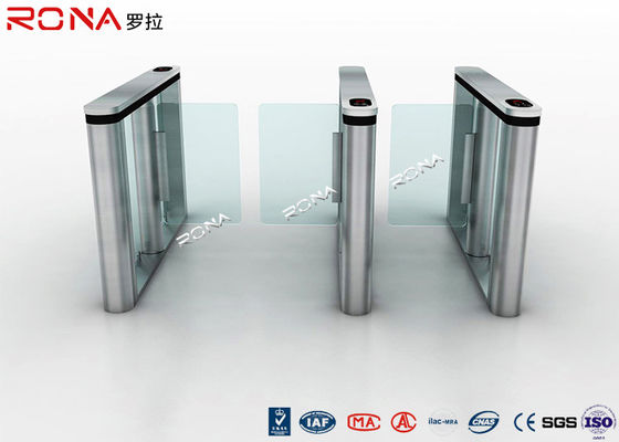 ประตูนิรภัยความเร็วสูง Turnstile การควบคุมการเข้าถึงอัจฉริยะระดับสูง 100 วัตต์