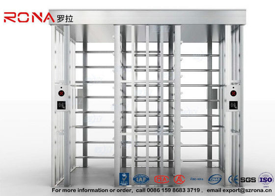 การรักษาความปลอดภัยแบบ Double Lane Security Turnstile Security ของ Gates