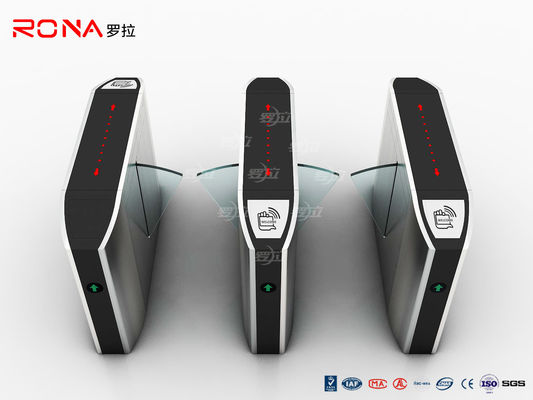 Smart Station Flap Barrier Gate ระบบควบคุมการเข้าออกประตูหมุนอัตโนมัติ DC24V Brush Motor