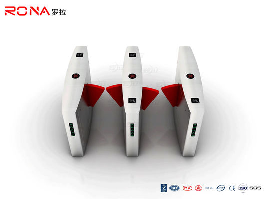 การดำเนินงานที่มั่นคงโดยอัตโนมัติประตูคนเดินเท้า Barrier ทนทานด้วย NFC Time Attendance