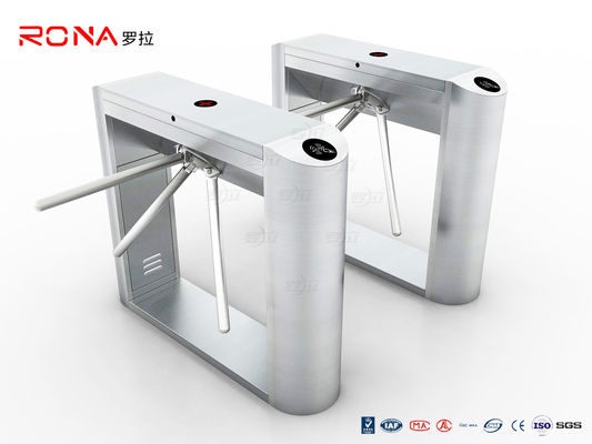 เครื่องอ่านลายนิ้วมือประตูหมุนขาตั้งกล้อง RFID Flap Barrier 30 คน / นาทีความเร็ว